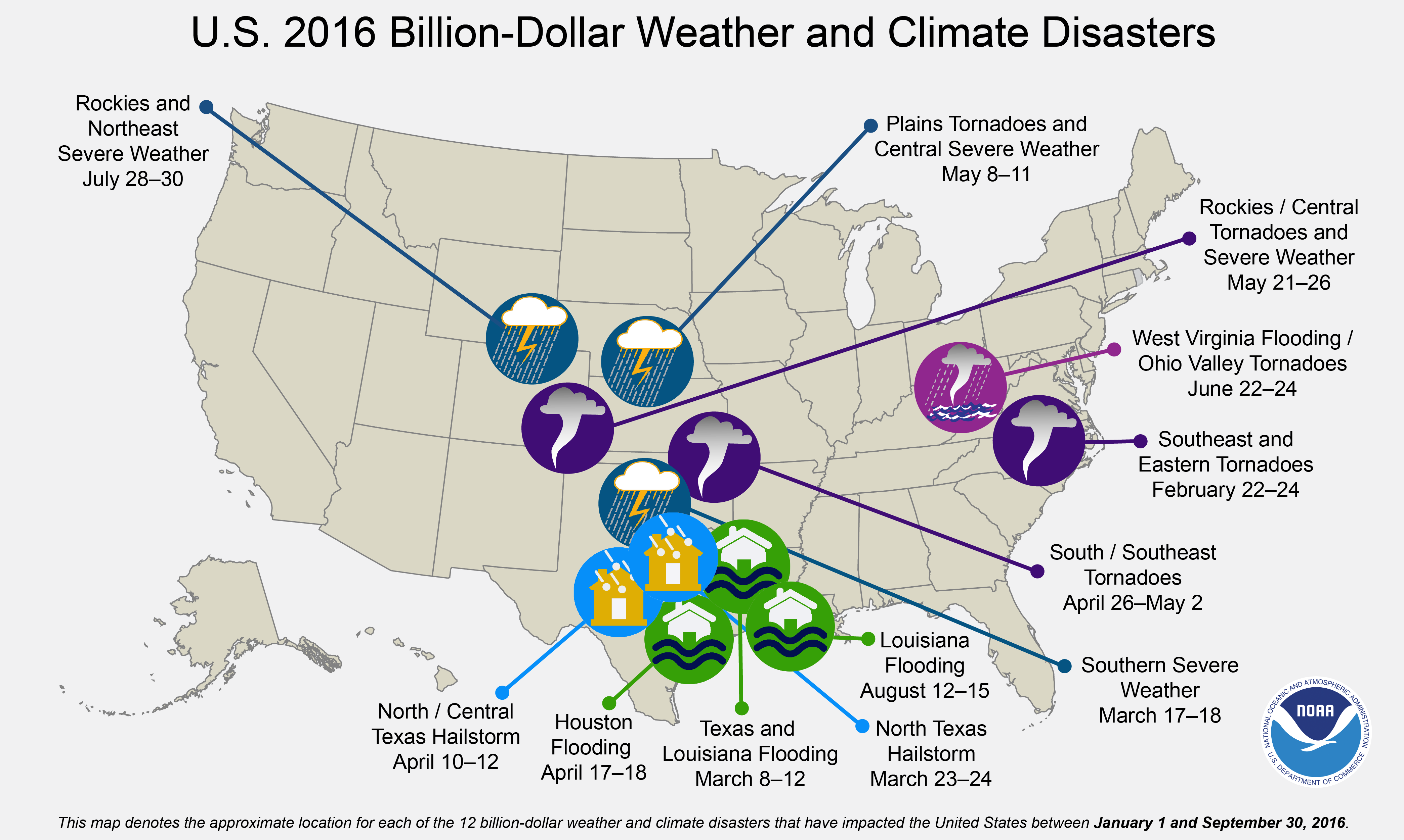 2016 Billion Dollar Disasters